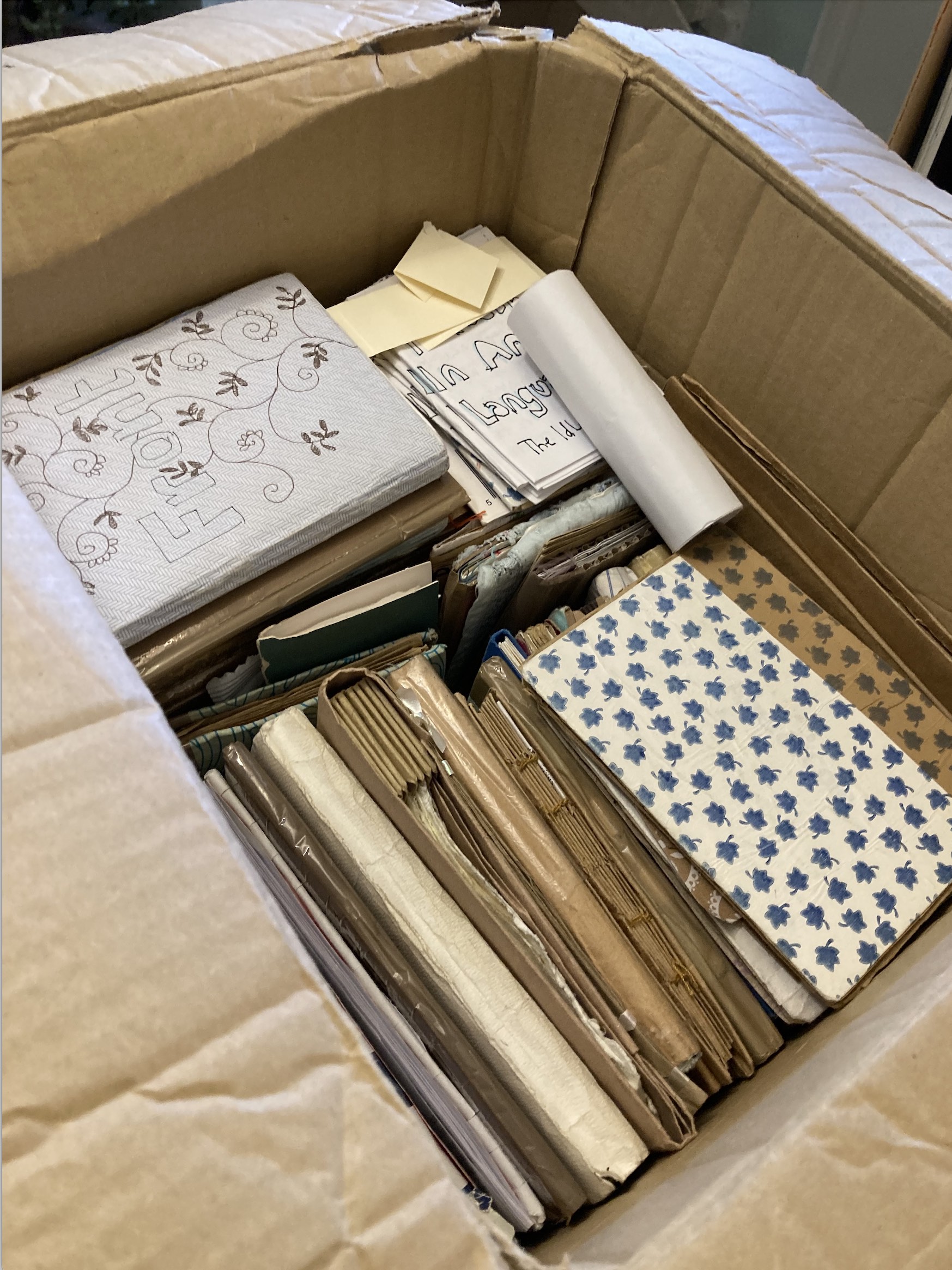 Box Full of Handmade Books, To Show Noah.jpg