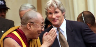 Richard Gere with the Dalai Lama