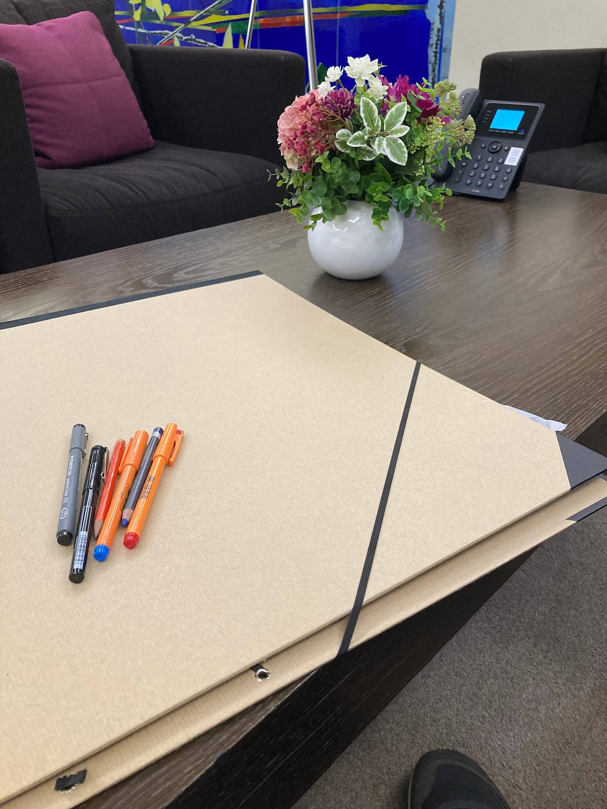 Linklaters waiting area with pens.jpeg