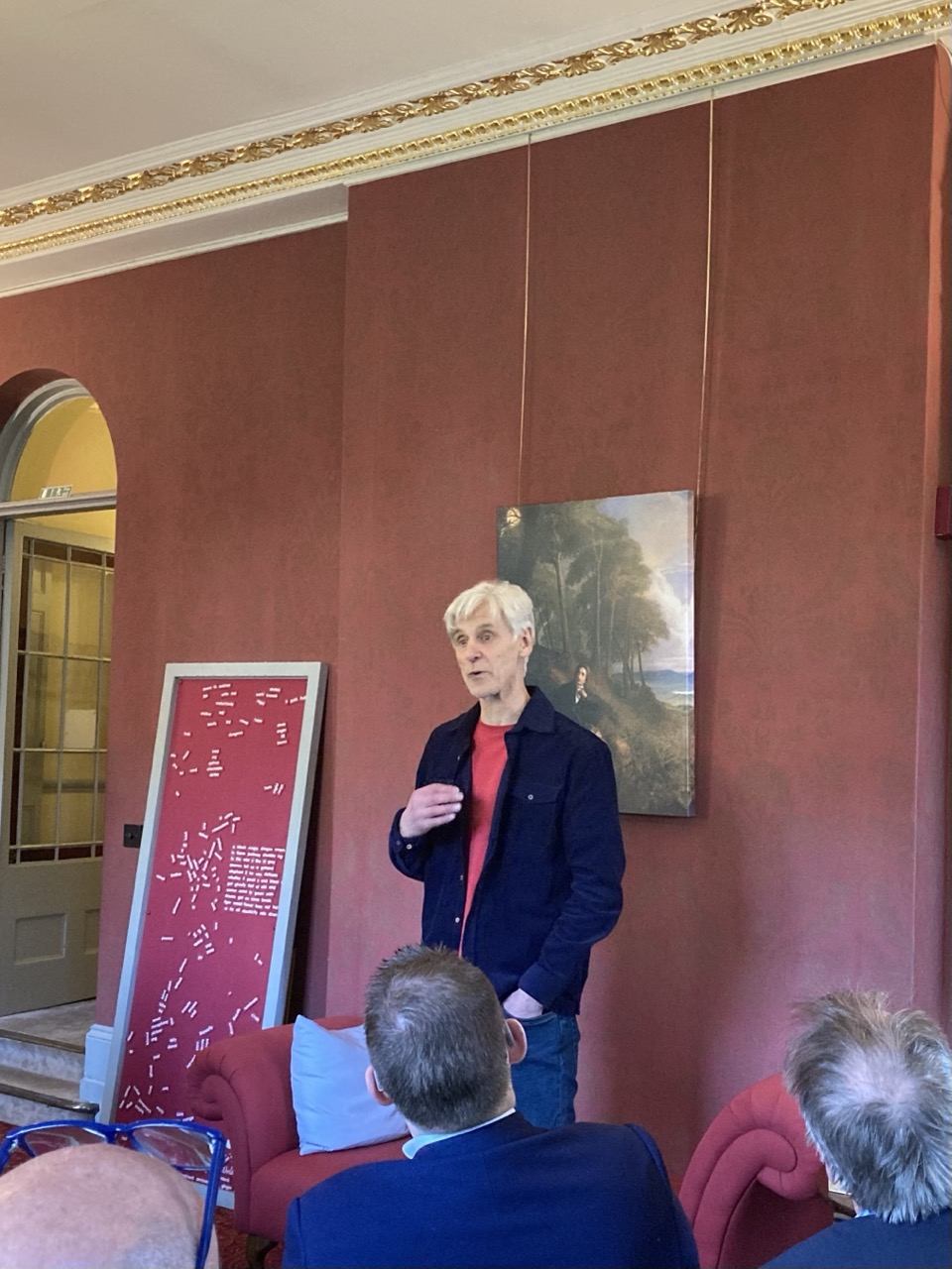 Photo of Martin Huxter speaking.