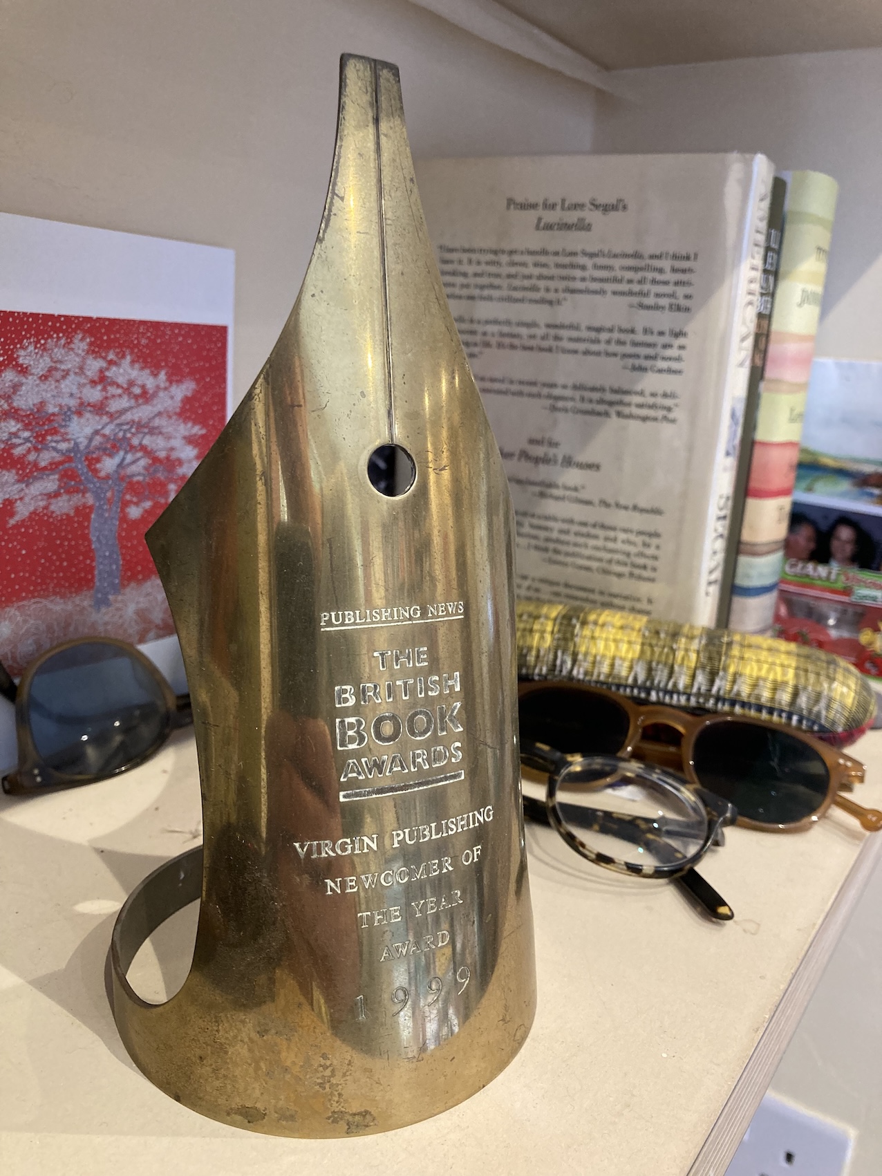 Photo of the award.