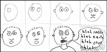 Drawing my inner critic